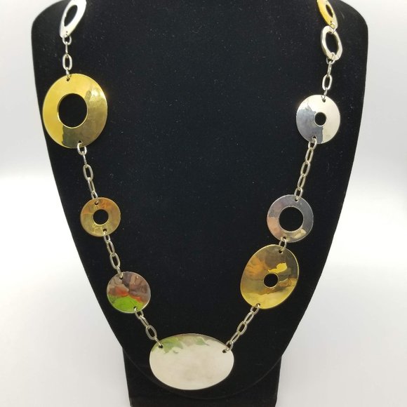 RLM Studio Sterling & Brass Signature Necklace - Picture 2 of 6